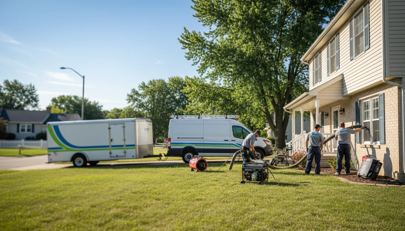 Flooded Basement Restoration And Cleanup With Repair in Keokuk, IA near me